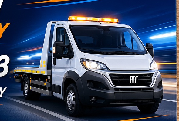 Illustrative Fiat Ducato recovery truck artwork
